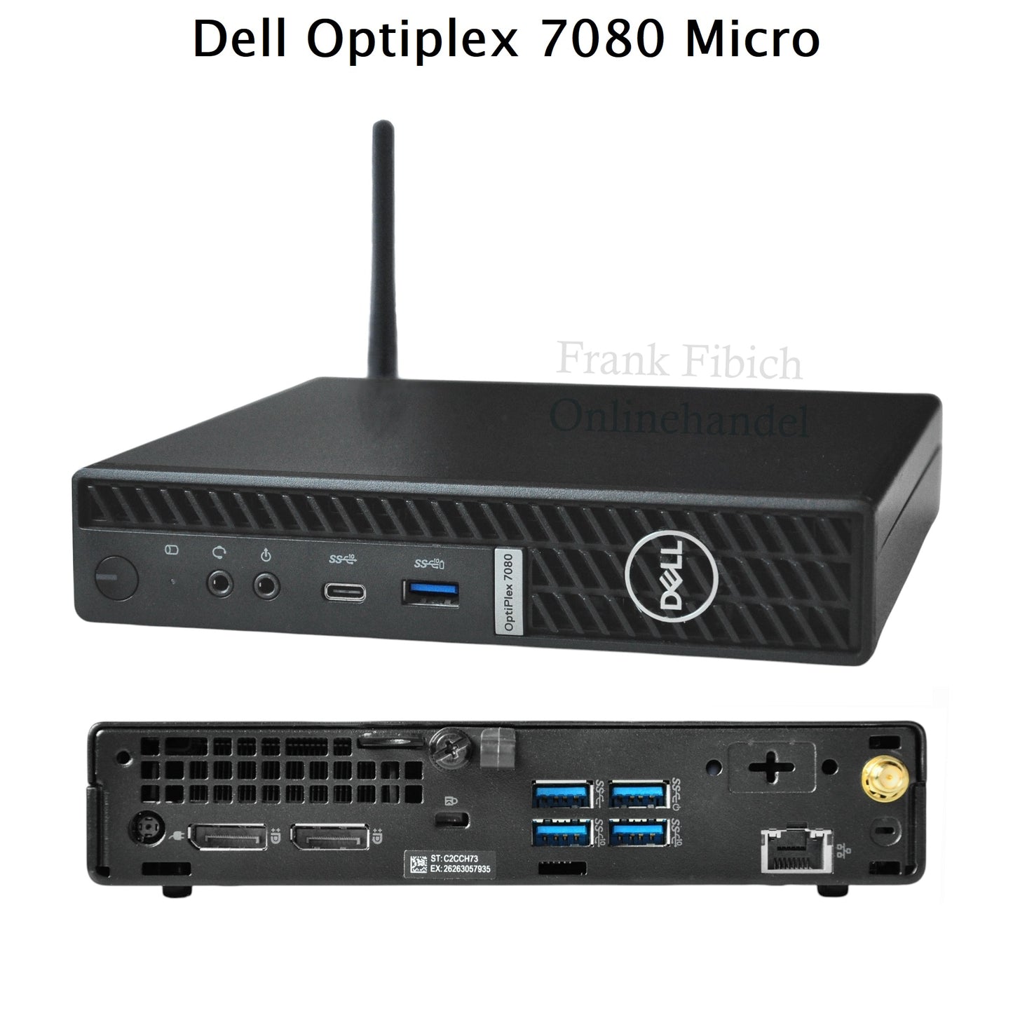 Mini PC Dell Optiplex 7080 Micro i3 i5 i7 - NVMe SSD - bis zu 64GB RAM - Win 11 Pro - WLAN/BT