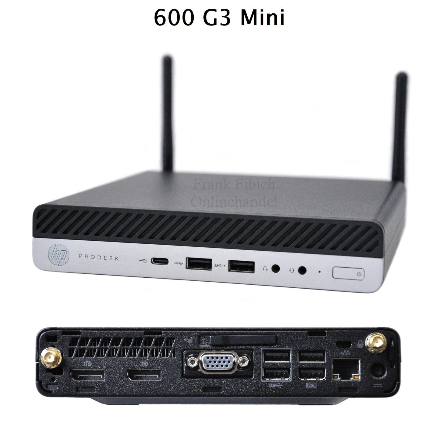 Mini PC HP ProDesk 600 G3 Mini i3 i5 i7 - NVMe SSD - bis zu 64GB RAM - Win 11 Pro - WLAN/BT