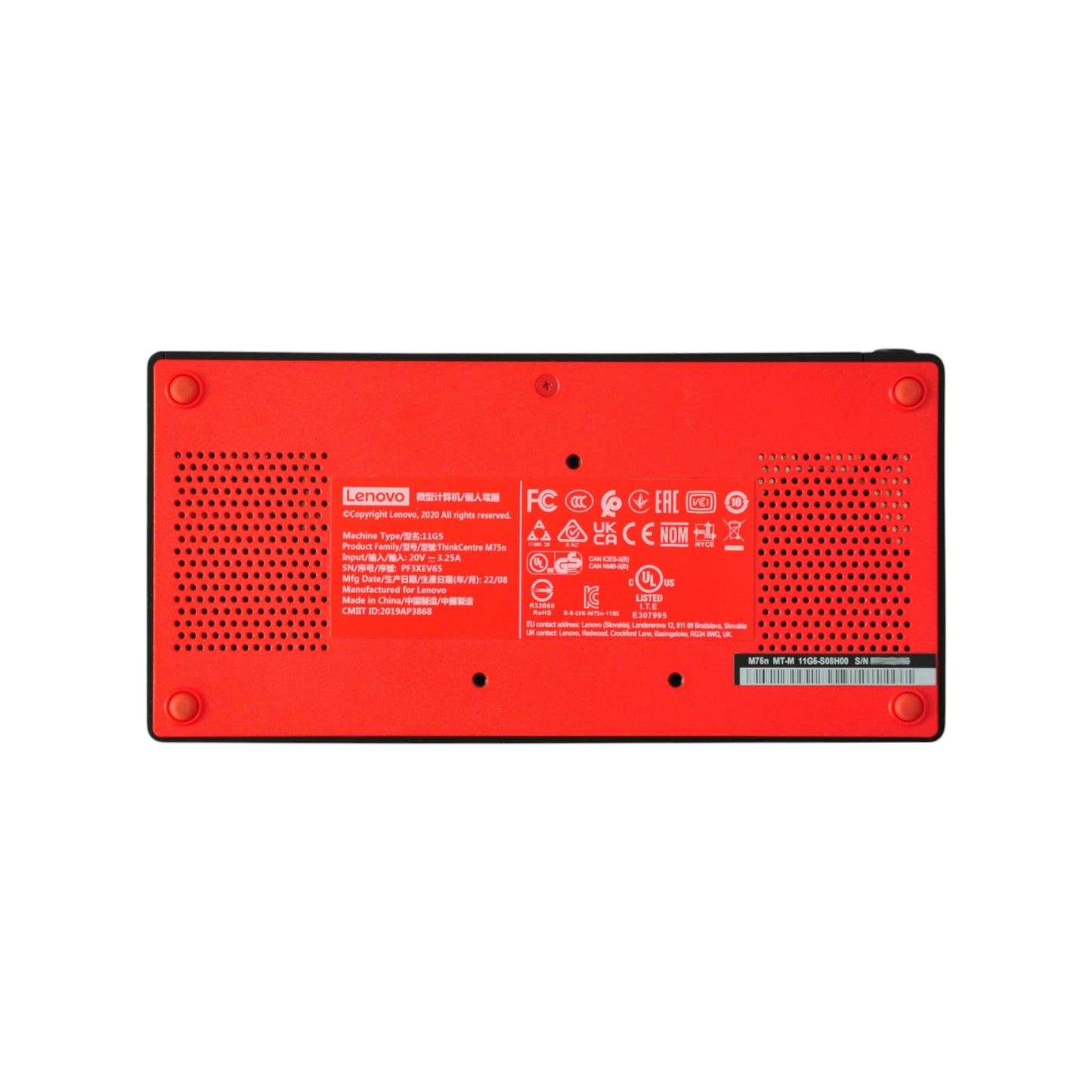 Lenovo ThinkCentre M75n Nano PC SSD Ryzen 3 PRO 3300U 4C Vega 6 8GB RAM Win 11