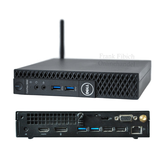 Mini PC Dell Optiplex 3050 Micro i3 i5 i7 - NVMe SSD - bis zu 64GB RAM - Win 11 Pro - WLAN/BT