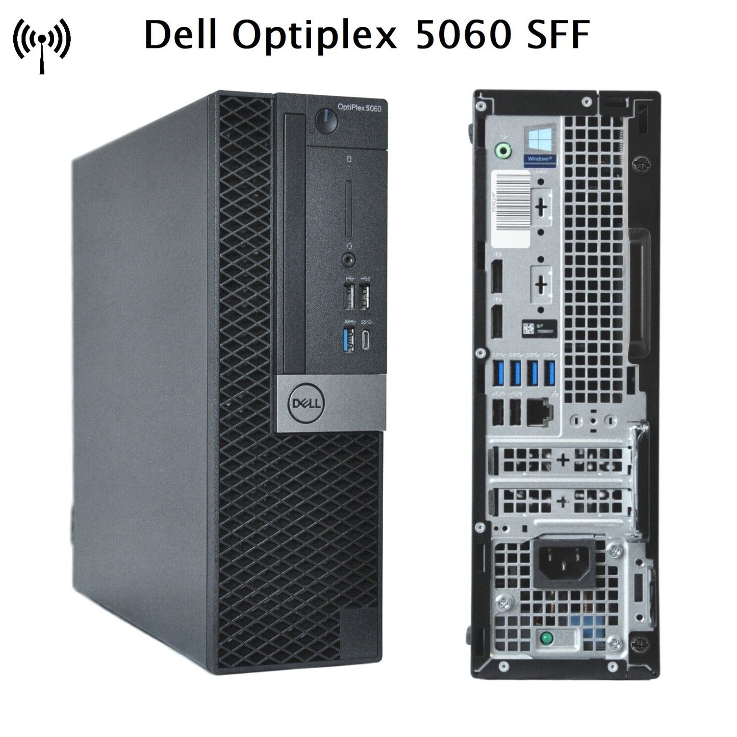 Dell Optiplex 5060 SFF i3 i5 i7 - NVMe SSD - bis zu 64GB RAM - Win 11 Pro - WLAN/BT