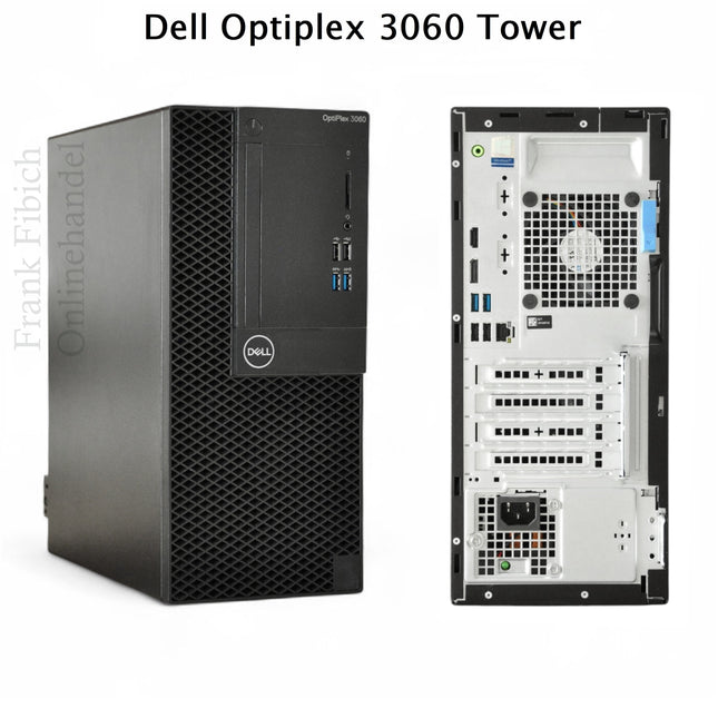 Dell Optiplex 3060 Tower i3 i5 i7 - NVMe SSD - bis zu 64GB RAM - Win 11 Pro