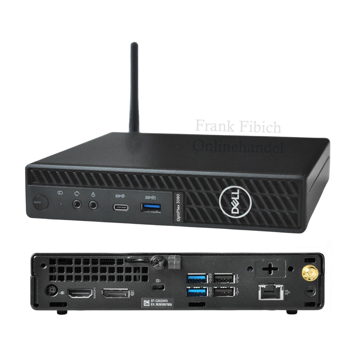 Mini PC Dell Optiplex 3080 Micro i3 i5 i7 - NVMe SSD - bis zu 64GB RAM - Win 11 Pro - WLAN/BT