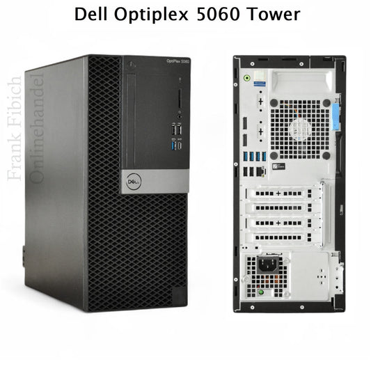 Dell Optiplex 5060 Tower i3 i5 i7 - NVMe SSD - bis zu 128GB RAM - Win 11 Pro
