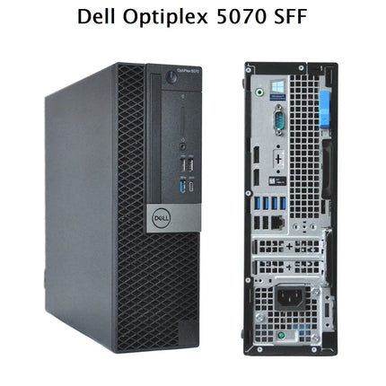 Dell Optiplex 5070 SFF i3 i5 i7 - NVMe SSD - bis zu 128GB RAM - Win 11 Pro