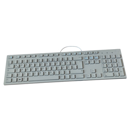 Dell KB216p QWERTZ grau flach deutsche USB Tastatur, gebraucht
