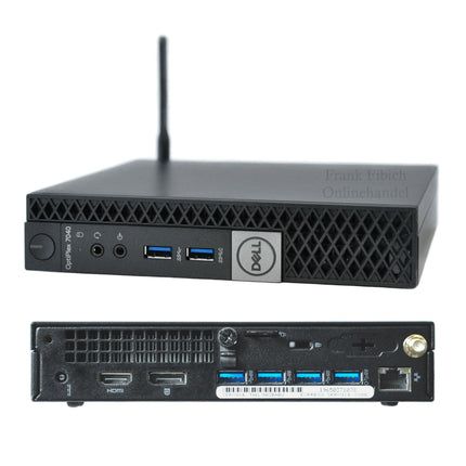 Mini PC Dell Optiplex 7040 Micro i3 i5 i7 - NVMe SSD - bis zu 64GB RAM - Win 11 Pro - WLAN/BT