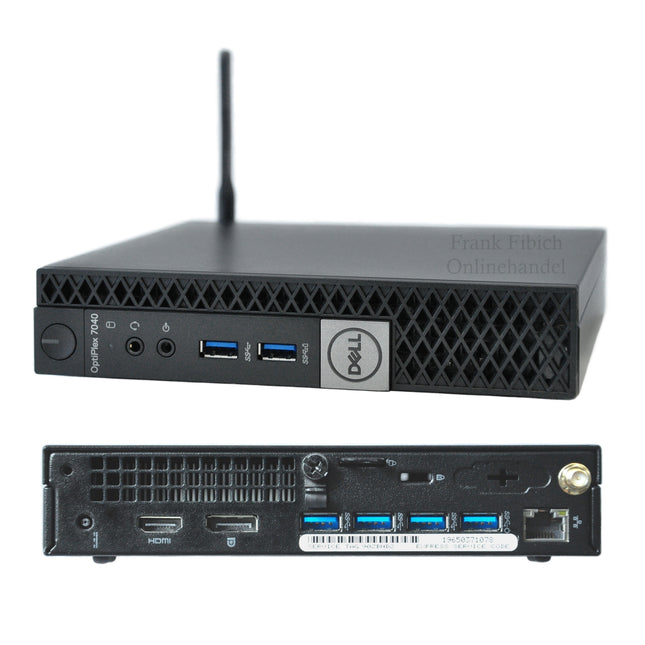 Mini PC Dell Optiplex 7040 Micro i3 i5 i7 - NVMe SSD - bis zu 64GB RAM - Win 11 Pro - WLAN/BT