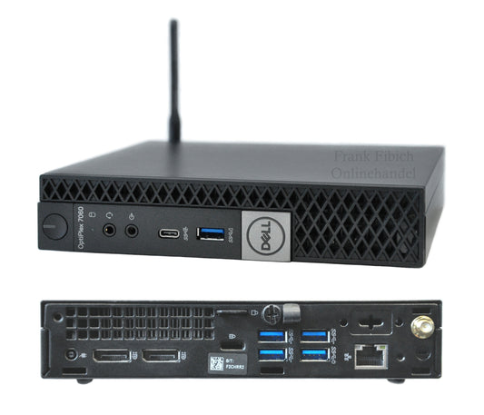 Mini PC Dell Optiplex 7060 Micro i3 i5 i7 - NVMe SSD - bis zu 64GB RAM - Win 11 Pro - WLAN/BT