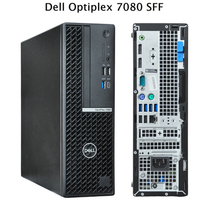 Dell Optiplex 7080 SFF i3 i5 i7 - NVMe SSD - bis zu 128GB RAM - Win 11 Pro