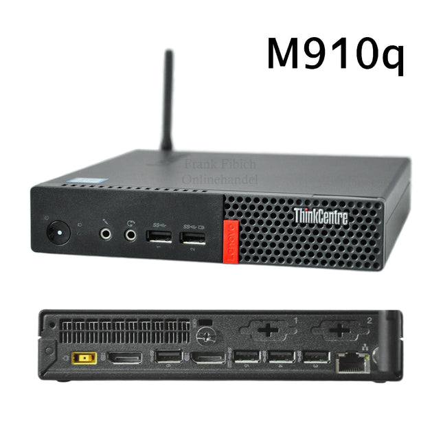 Mini PC Lenovo ThinkCentre M910q tiny i3 i5 i7 - NVMe SSD - up to 64GB RAM - Win 11 Pro - WLAN/BT