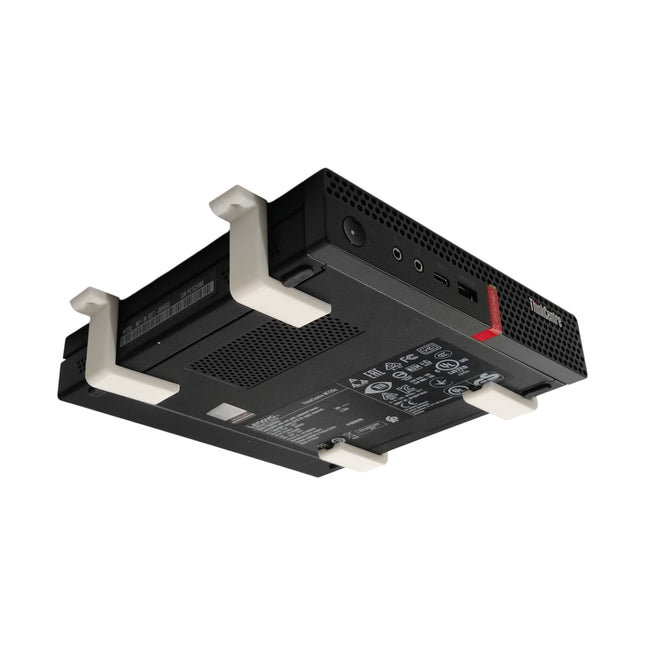 4x Winkel für Tischbefestigung für Lenovo Thinkcentre tiny (auch Dell Micro, HP Mini)