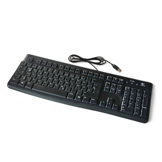 Logitech Tastatur QWERTZ K120 Standard USB-Computertastatur, gebraucht