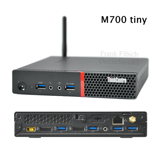 Mini PC Lenovo ThinkCentre M700 tiny i3 i5 i7 - M.2 SSD - bis zu 64GB RAM - Win 11 Pro - WLAN/BT - HDMI