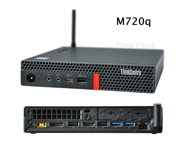 Mini PC Lenovo ThinkCentre M720q tiny i5 8400T 6C/6T - NVMe SSD - up to 64GB RAM - Win 11 Pro - WLAN/BT