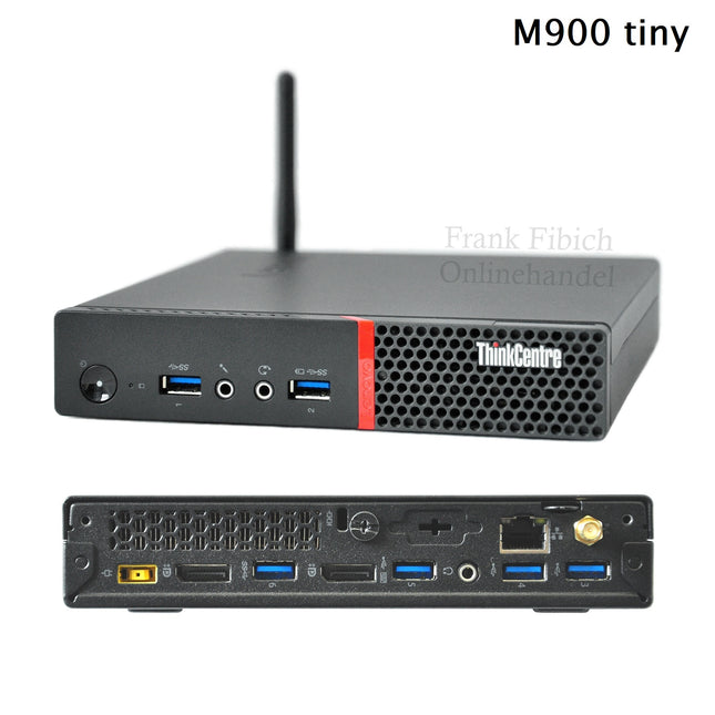 Mini PC Lenovo ThinkCentre M900 tiny i3 i5 i7 - M.2 SSD - bis zu 64GB RAM - Win 11 Pro - WLAN/BT