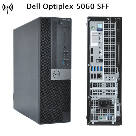 Dell Optiplex 5060 SFF i3 i5 i7 - NVMe SSD - bis zu 64GB RAM - Win 11 Pro - WLAN/BT
