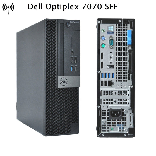Dell Optiplex 7070 SFF i3 i5 i7 - NVMe SSD - bis zu 64GB RAM - Win 11 Pro - WLAN/BT
