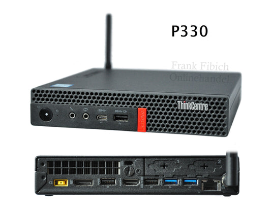 Mini PC Lenovo ThinkStation P330 tiny i3 i5 i7 i9 - NVMe SSD - bis zu 64GB RAM - Win 11 Pro - WLAN/BT