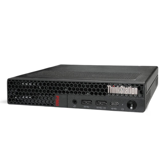 Mini PC Lenovo ThinkStation P360 tiny Intel 12. Gen - NVMe SSD - bis zu 128GB RAM - Win 11 Pro - WLAN/BT