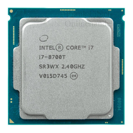 Intel Core i7-8700T Sockel 1151v2 CPU 6C/12T 2,40-4,00 GHz 35W 12MB Cache SR3WX