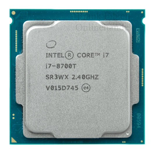 Intel Core i7-8700T Sockel 1151v2 CPU 6C/12T 2,40-4,00 GHz 35W 12MB Cache SR3WX