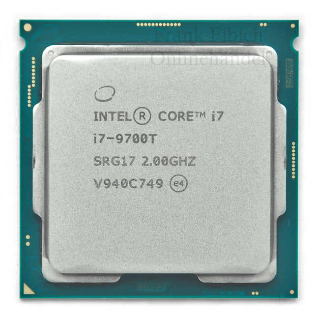 Intel Core i7-9700T Sockel 1151v2 CPU 8C/8T 2,00-4,30 GHz 35W 12MB Cache SRG17